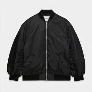 Babaton Black Bomber Jacket